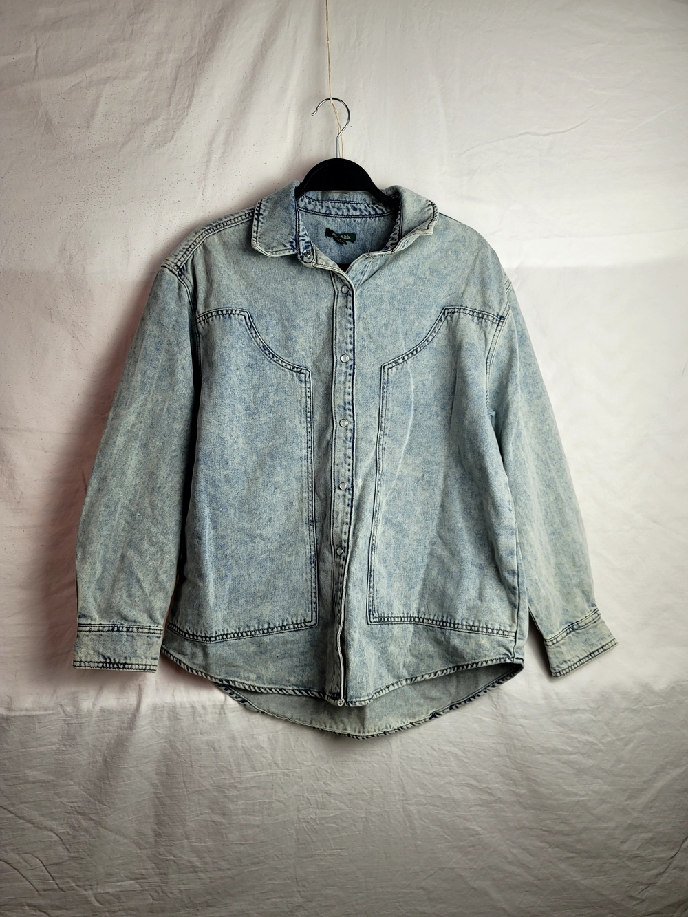 wild fable Light Light Blue Washed Denim Jacket
